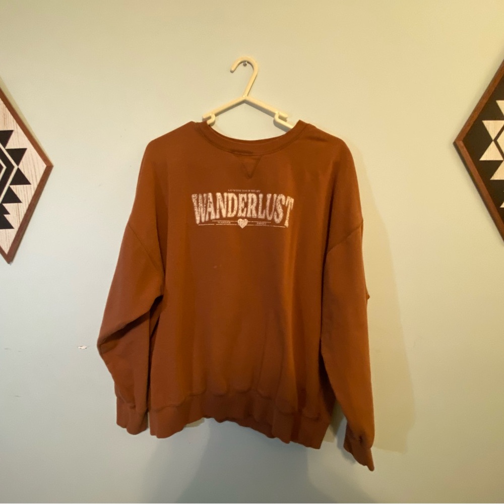 Belle Du Jour Wanderlust Brown Sweater